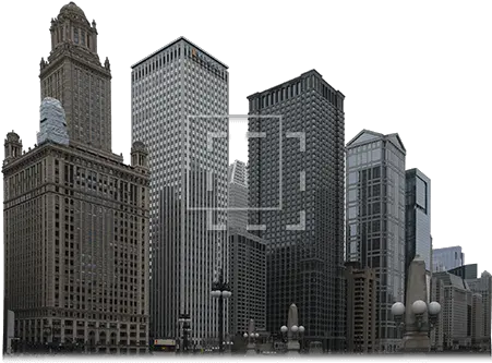  Up Close Chicago Skyline Chicago Png Chicago Skyline Png