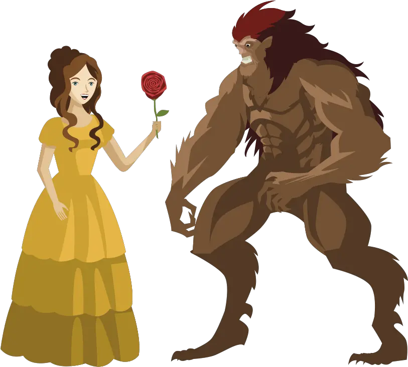  Beauty And The Beast Pantomime Active Centres Illustration Png Beauty And The Beast Png