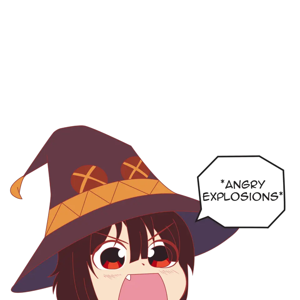  Megumin Explosions Magicalgrill Transparent Megumin Chibi Png Megumin Png