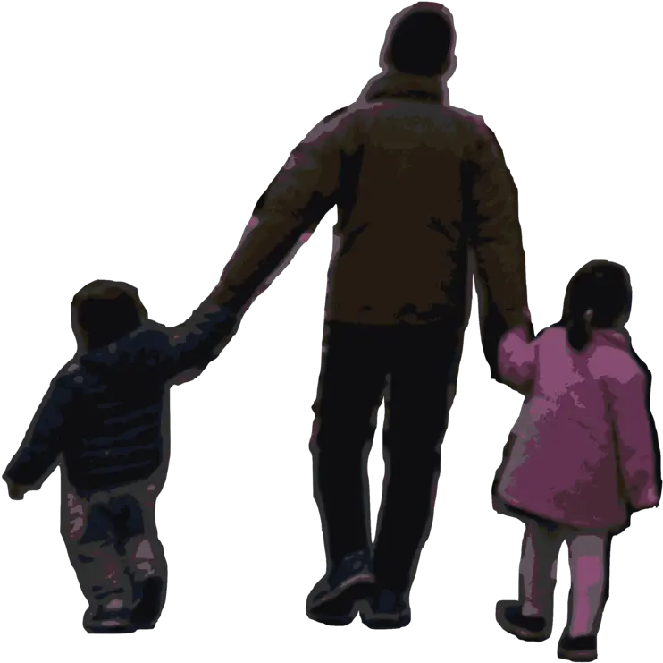  Standinginteractionsilhouette Png Clipart Royalty Free Holding Hands Father And Son Png