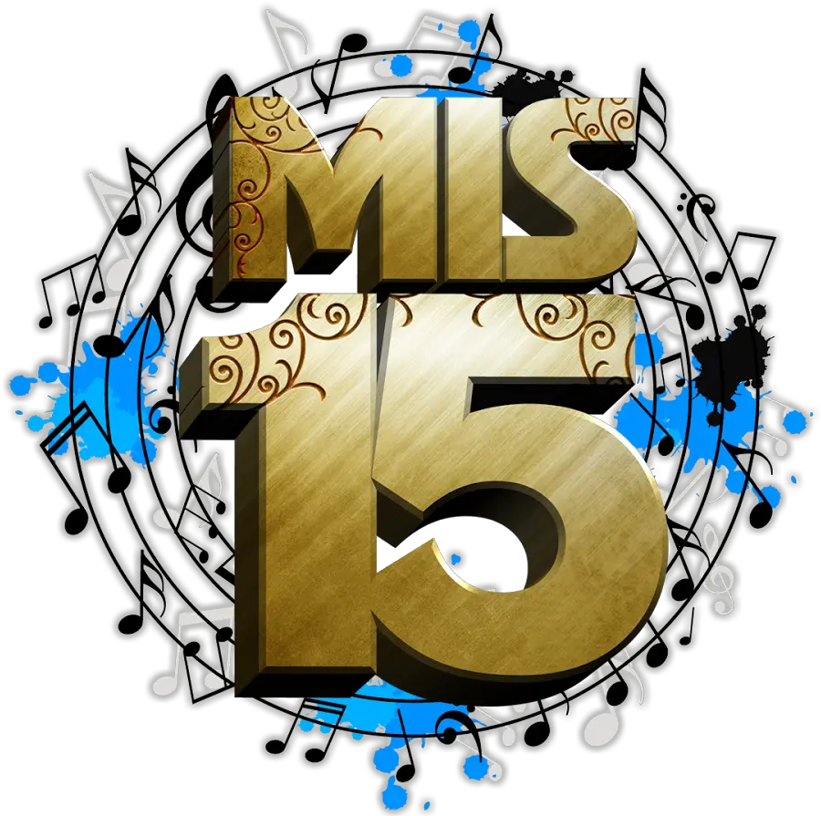  Mis 15 En Png Mis 15 Años Letras 15 Png