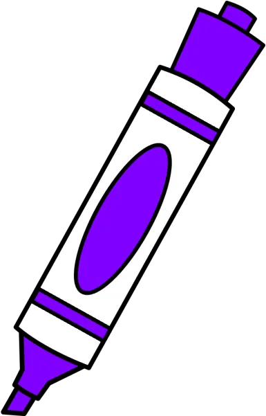  Purple Coloring Marker Png Svg Clip Crayola Marker Transparent Background Marker Line Png