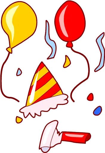  Download Birthday Clip Art Free Clipart Of Cake Party Accessories Clipart Png Birthday Hat Clipart Transparent Background