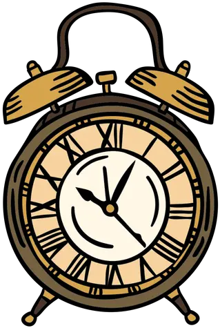  Hand Drawn Classic Alarm Clock Transparent Png U0026 Svg Berlina Km12 Clock Hand Png