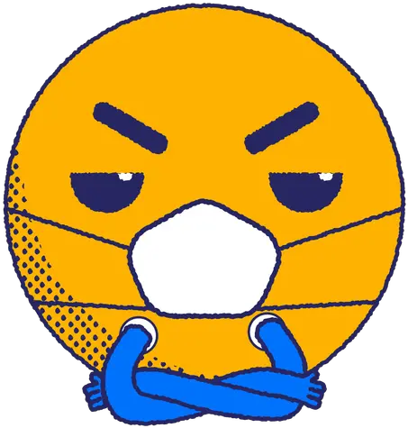  Angry Emoji With Face Mask Flat Transparent Png U0026 Svg Imagenes De Emoji Triste Angry Face Emoji Png