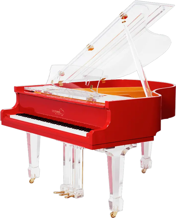  Red Baby Grand Piano For Sale Euro Pianos Fortepiano Png Piano Png