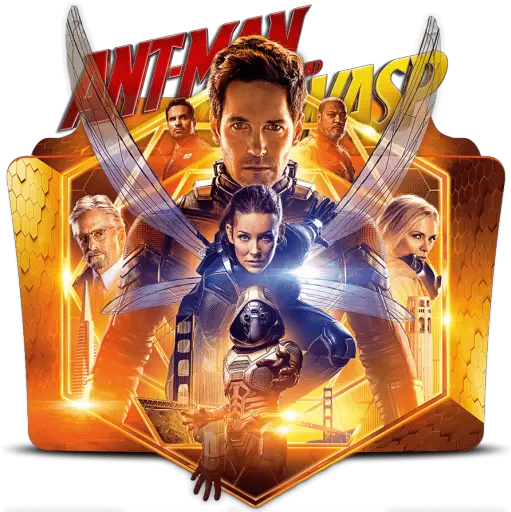  Ant Man And The Wasp 2019 Folder Icon Designbust Ant Man And The Wasp Movie Poster Png Antman Logo