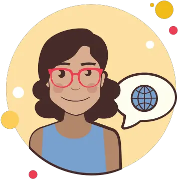  Girl And Globe Icon Free Download Png And Vector Funny Birthday Wishes For Bhabhi Globe Png