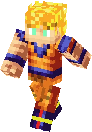  Ssj Goku Skin Minecraft Skins Super Saiyan Goku Minecraft Skin Png Goku Png