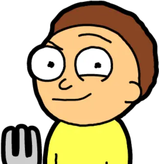  Fork Morty Pocket Mortys Android Morty Png Pickle Rick Face Png