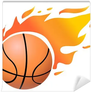  Vector Flaming Basketball Wall Mural U2022 Pixers We Live To Change Flaming Basketball Png Flaming Basketball Png