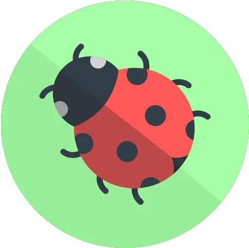  Bug Report U2013 Apps Parasitism Png Ladybug Icon Leaf