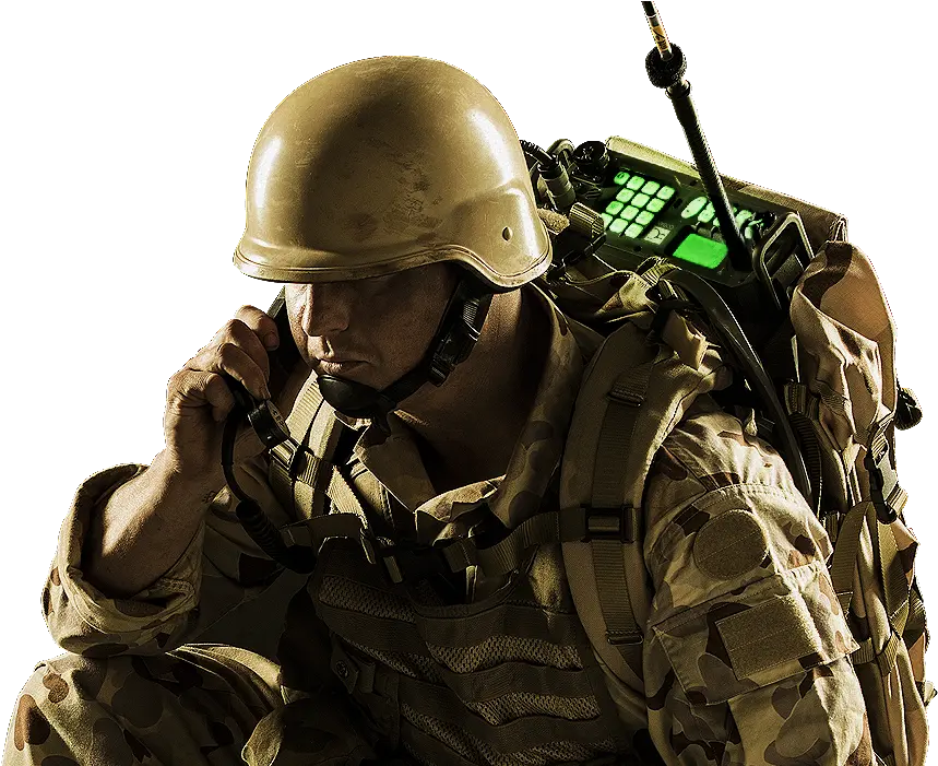  Military Soldier Transparent Image Soldier Radio Communication Png Military Png