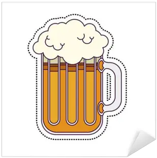  Beer Glass Icon Pub Alcohol Bar Brewery And Drink Theme Isolated Design Vector Illustration Sticker U2022 Pixers We Live To Change Beer Glassware Png Beer Mug Icon