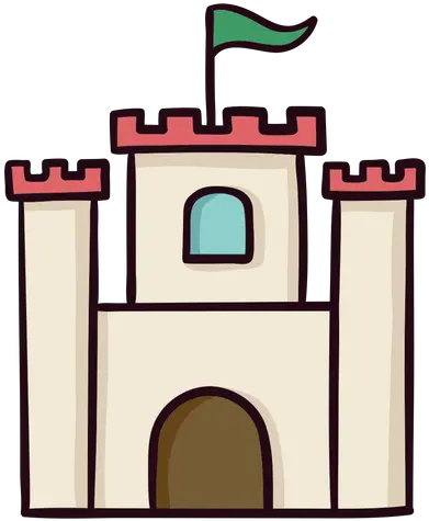  Castle Colorful Icon Stroke Castillo Dibujo Png Transparente Walt Disney World Cinderella Castle Sticker Icon