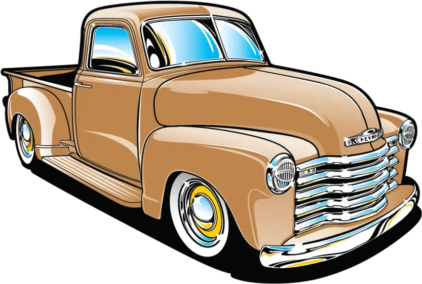  Library Of 55 Chevy Car Svg Stock Png Free Classic Truck Clipart Chevy Logo Clipart