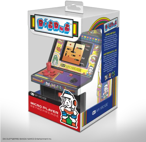  Dig Micro From My Arcade Dig Dug Arcade Machine Png Dig Dug Png