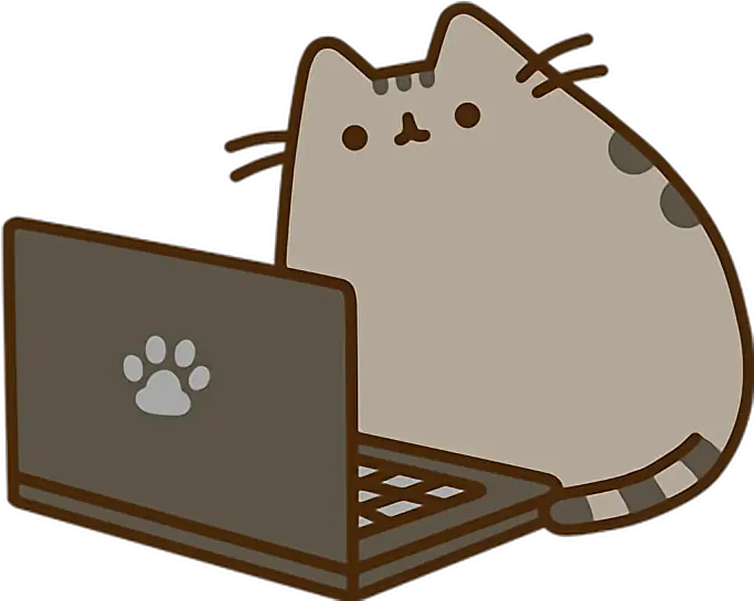  Computer Clipart Cat Png Pusheen Transparent