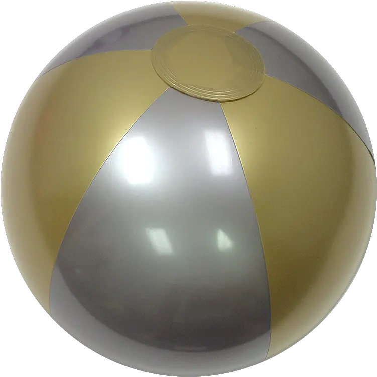  16u0027u0027 Silver U0026 Gold Beach Balls Ball Png