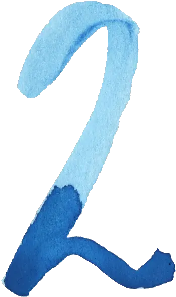  Blue Watercolor Numbers Watercolor Numbers Transparent Png Number 2 Transparent