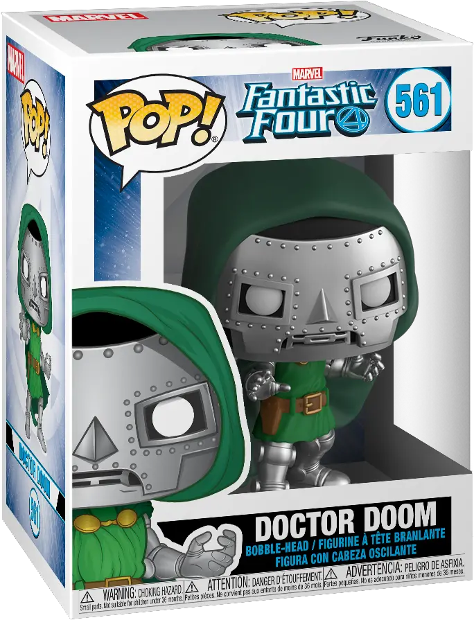  Funko Pop Marvel 561 Fantastic Four Doctor Doom Vinyl Figure New Pop Marvel Fantastic Four Doctor Doom Png Doctor Doom Png