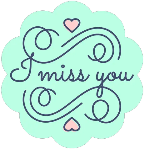  I Miss You Sticker Transparent Png U0026 Svg Vector File Hello Yellow Stickers Png