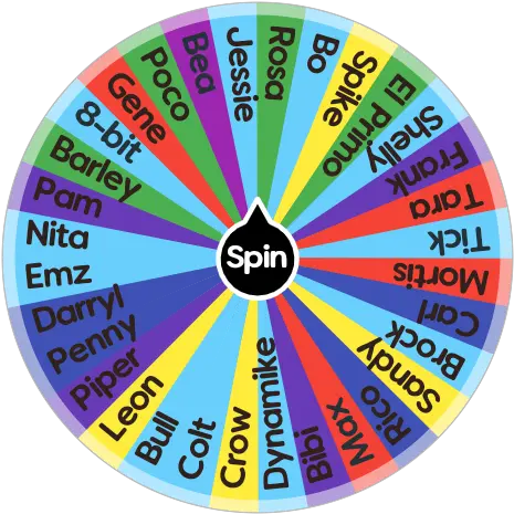  Brawl Stars All 32 Brawlers Spin The Wheel App Circle Png Brawl Stars Png