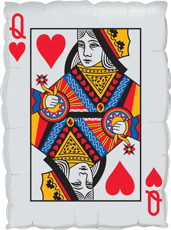  Vezina Party Centre Super Shape Mylar Balloon Queen Of Heart S And Ace Of Spades Queen Of Hearts Playing Card Png Ace Of Spades Card Png