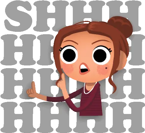  Shh Barb And Star Go To Vista Del Mar Gif De Guardar Silencio Png Shhhh Icon