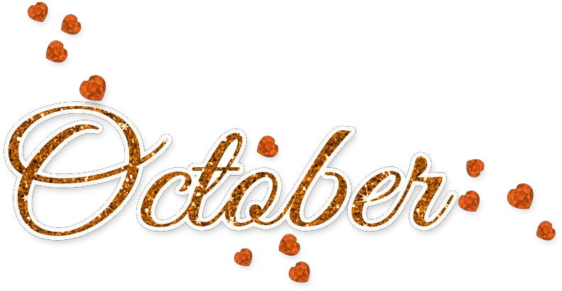  Cheyokota Digital Scraps October Birthdays Png October Png