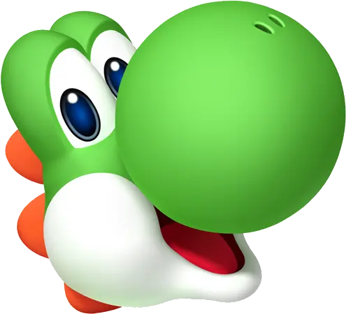  Mario Kart Yoshi Face Transparent Yoshi From Mario Kart Png Mario Face Png