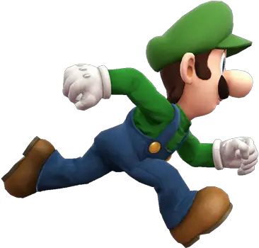  Super Luigi Run 1 Tynker Luigi Running Png Luigi Plush Png