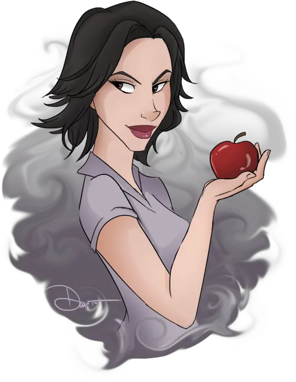  The Evil Queen By Riku Once Upon A Time Evil Queen Fan Art Regina Mills Once Upon A Time Apple Png Evil Queen Png