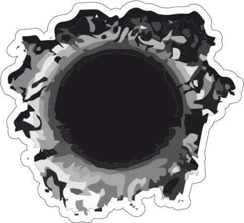  Bullet Hole Stickers Bullet Hole Transparent Background Png Black Hole Transparent Background