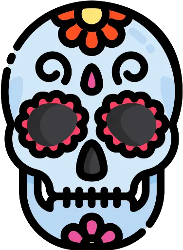  Mexican Skull Png Icon Mexico Day Of The Dead Icon Mexican Skull Png