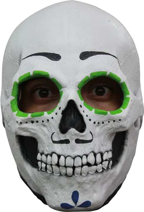  Download Hd Catrin Skull Halloween Mask Sugar Skull Mask Sugar Skull Mask Target Png Skull Mask Png