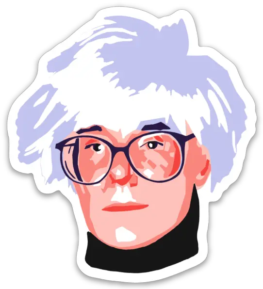  Andy Warhol Sticker U2014 Crystal Moody Art U0026 Design Png Sale