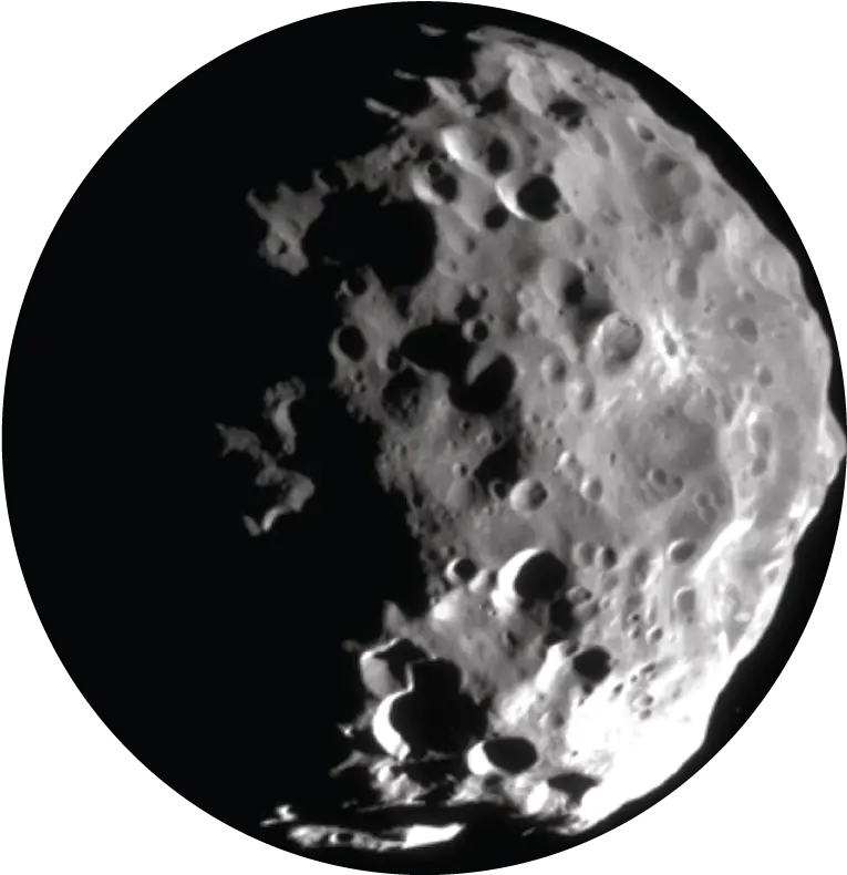  Check Out Cassiniu0027s Jaw Dropping Discoveries Of Saturnu0027s Moon Phoebe Transparent Png Moon Transparent Background