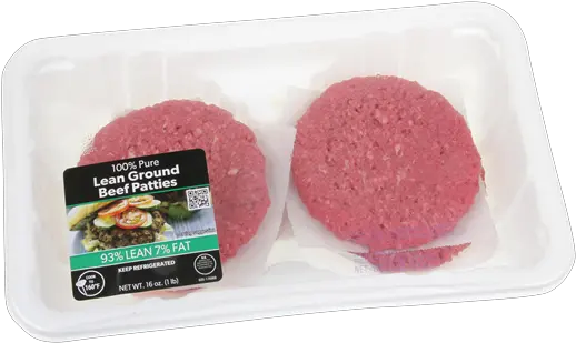  Lean Fat Ground Beef Patties Patty Png Ground Beef Png