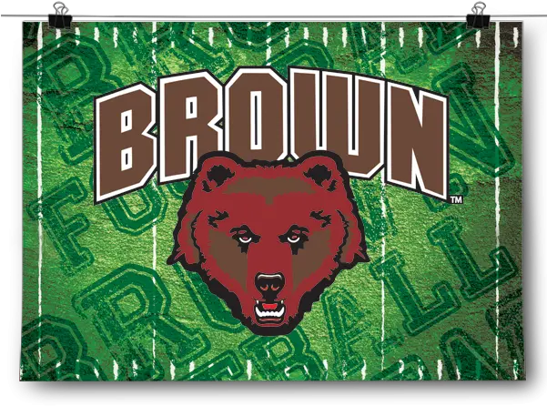  Brown University Football Grizzly Bear Png Brown University Logo Png