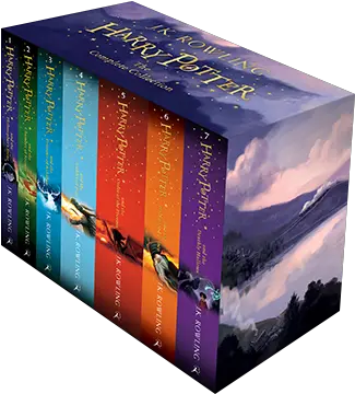  Harry Potter Complete Paperback Collection Harry Potter Book Set Png Harry Potter Transparent