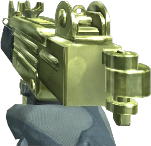  Gold Uzi Png Download Cod 4 Mini Uzi Gold Uzi Png