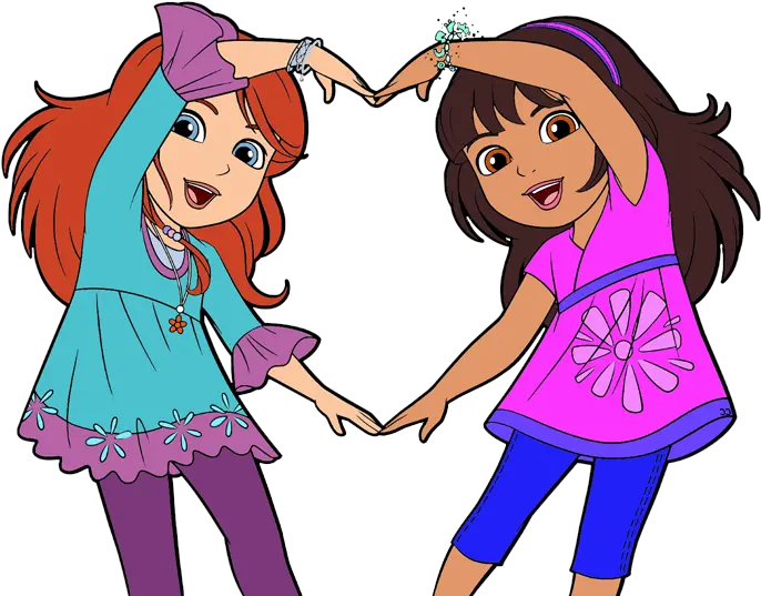  Friends Clipart Png Bff Best Friends Clipart Girls Friend Png