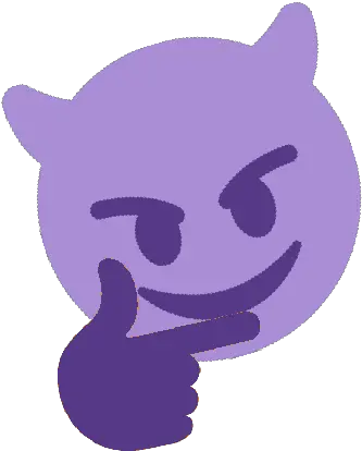  Evil Think Discord Emoji Evil Discord Emoji Png Think Emoji Png