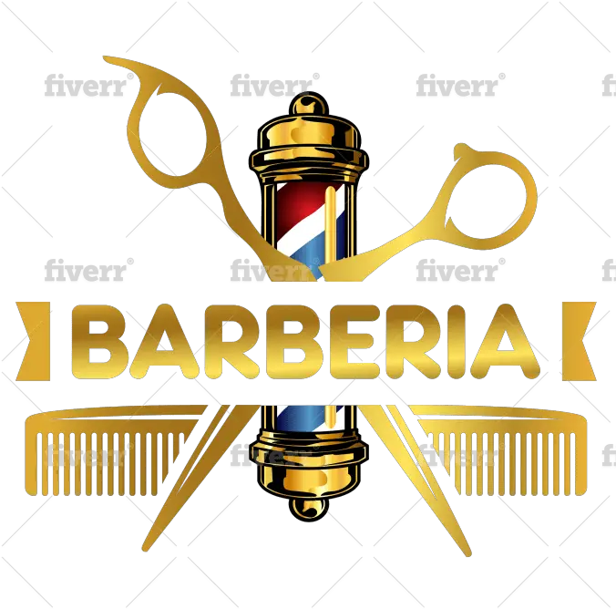  Design An Awesome Barbershop Logo By Mananbashir Graphic Design Png Barbershop Logo