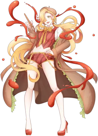  Hotdog Food Fantasy Characters Hot Dog Png Hotdog Png