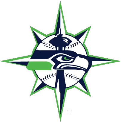  Pin Seattle Seahawks And Mariners Png Seahawk Logo Png