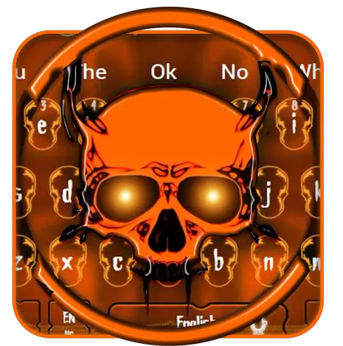  Hell Skull 3d Keyboard Aplicacions A Google Play Skull Png Skull Emoji Transparent