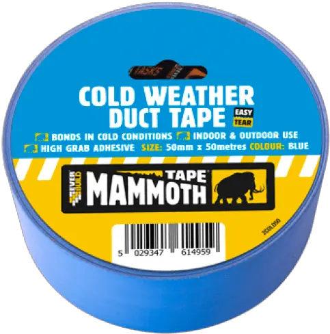  Everbuild Cold Weather Duct Tape 50mm X 50m Blue Wildlife Png Duck Tape Png