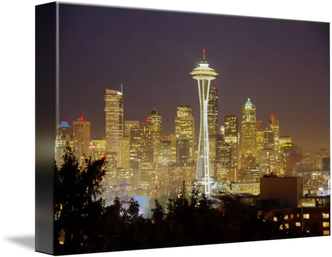  Seattle Skyline By Jackie Whedbee Seattle Png Seattle Skyline Png